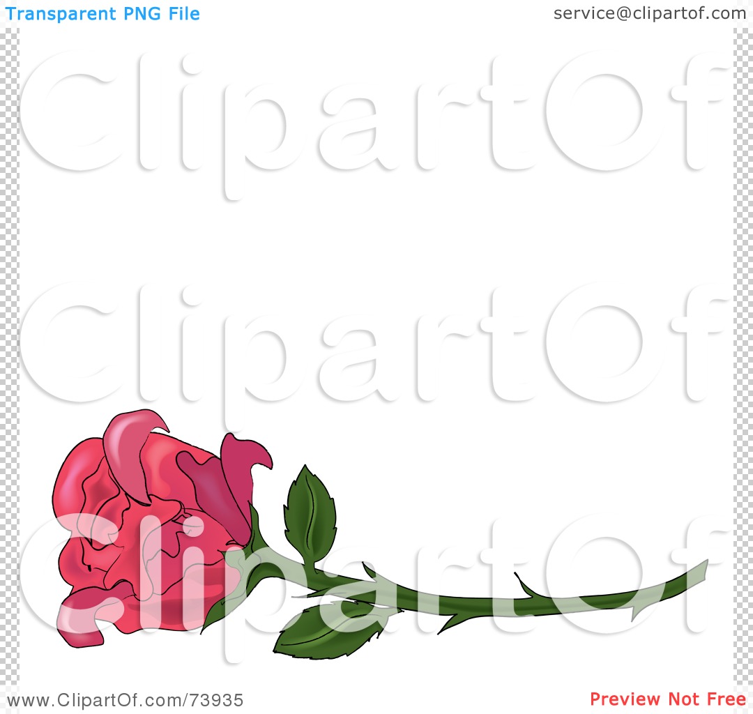 clipart pink rose