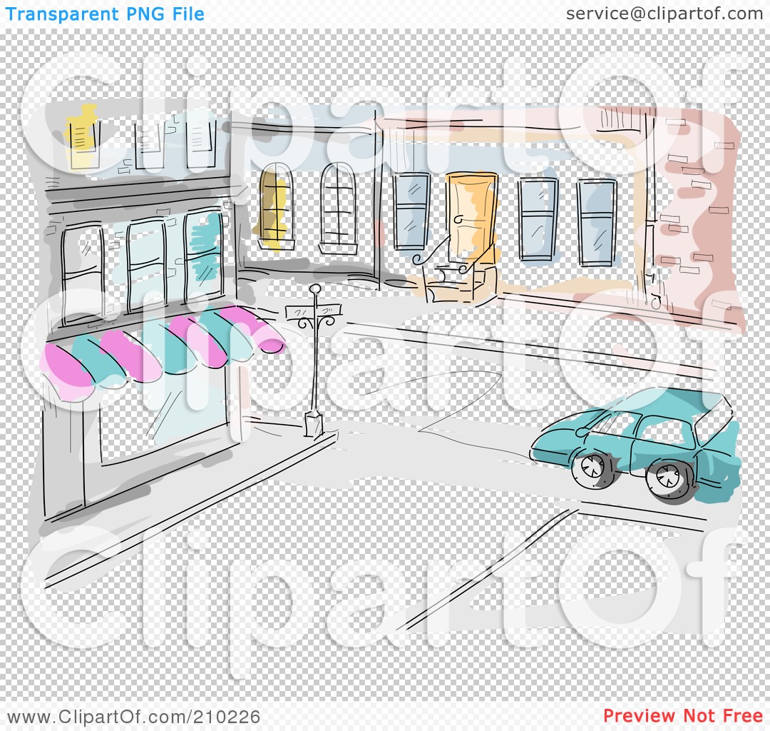 Clipart City Street