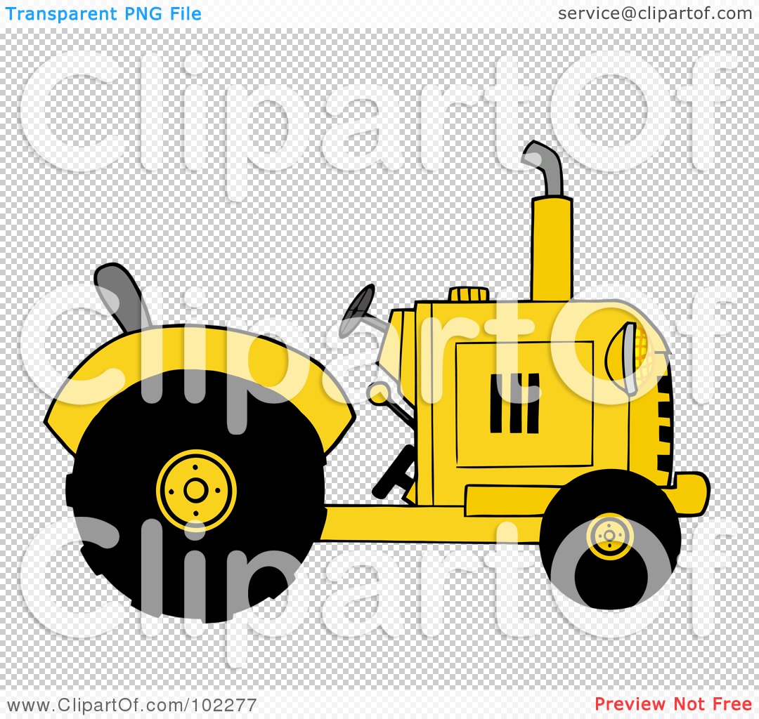 yellow tractor clipart - photo #27