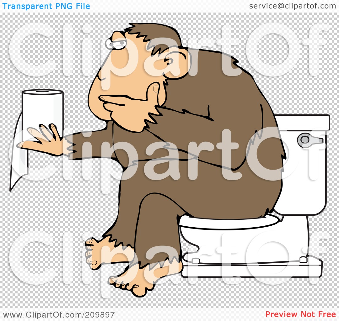 clipart sitting on toilet - photo #46