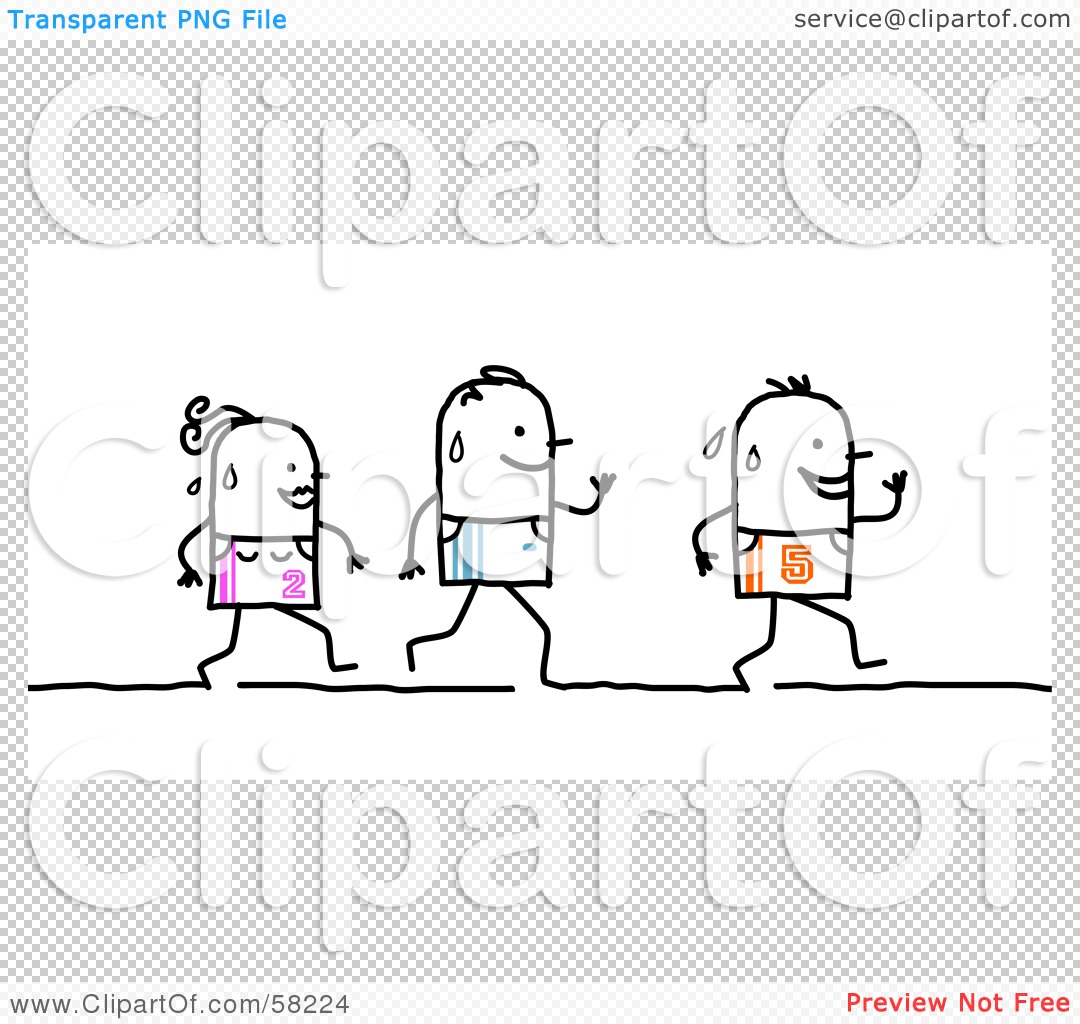 Characters Running