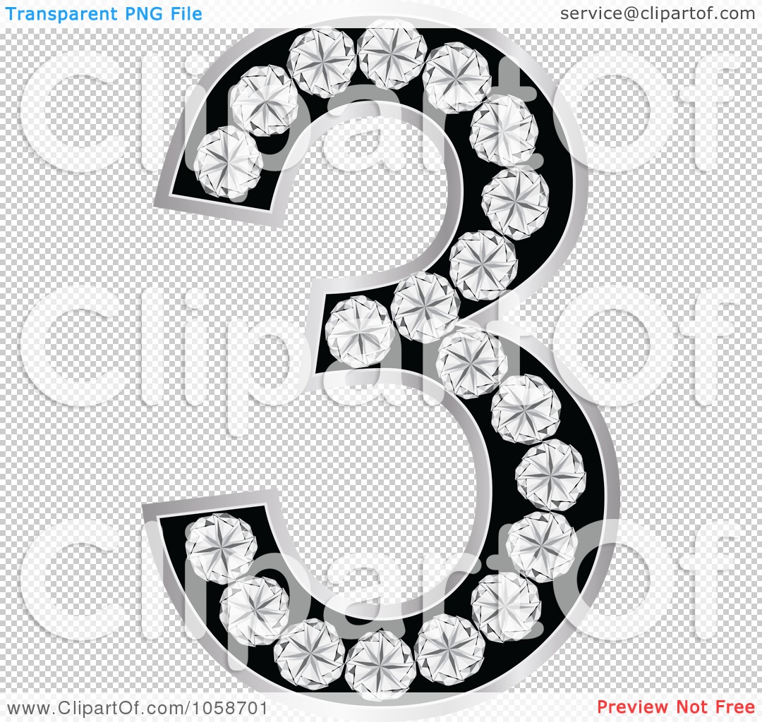diamond numbers clipart - photo #44