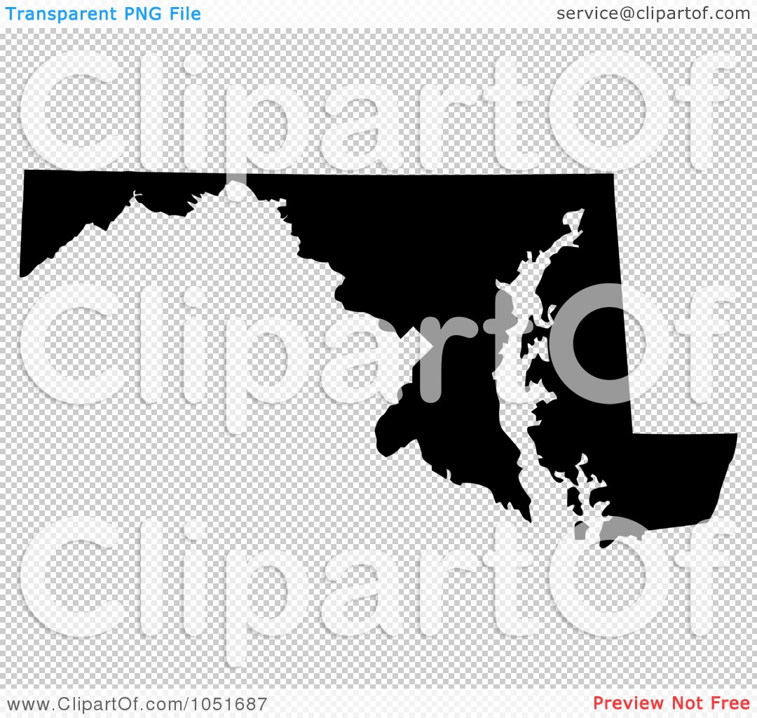 clipart map of maryland - photo #25