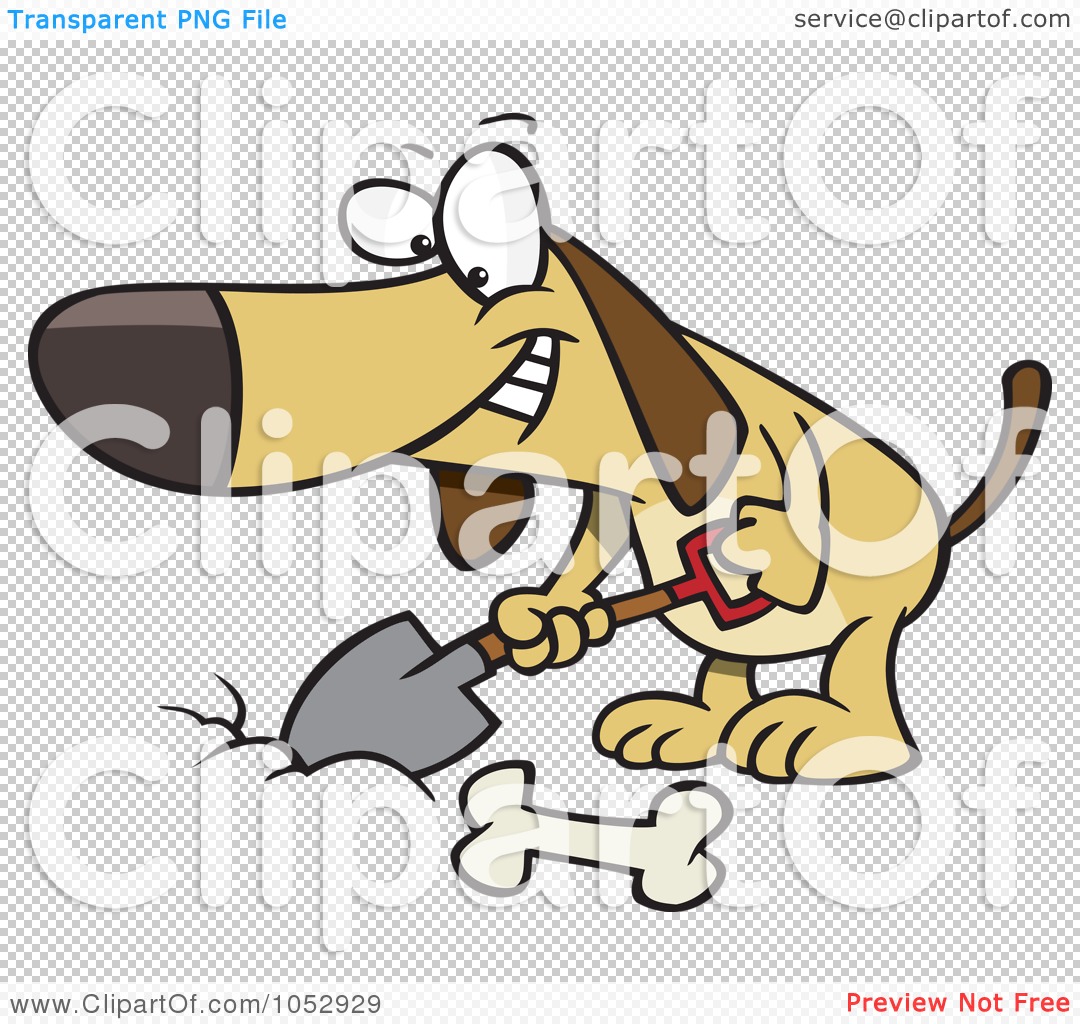 dog digging clipart - photo #22