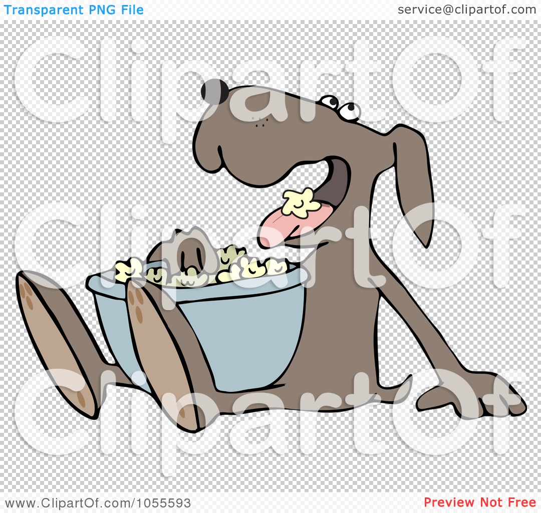 free clipart dog eating - photo #15