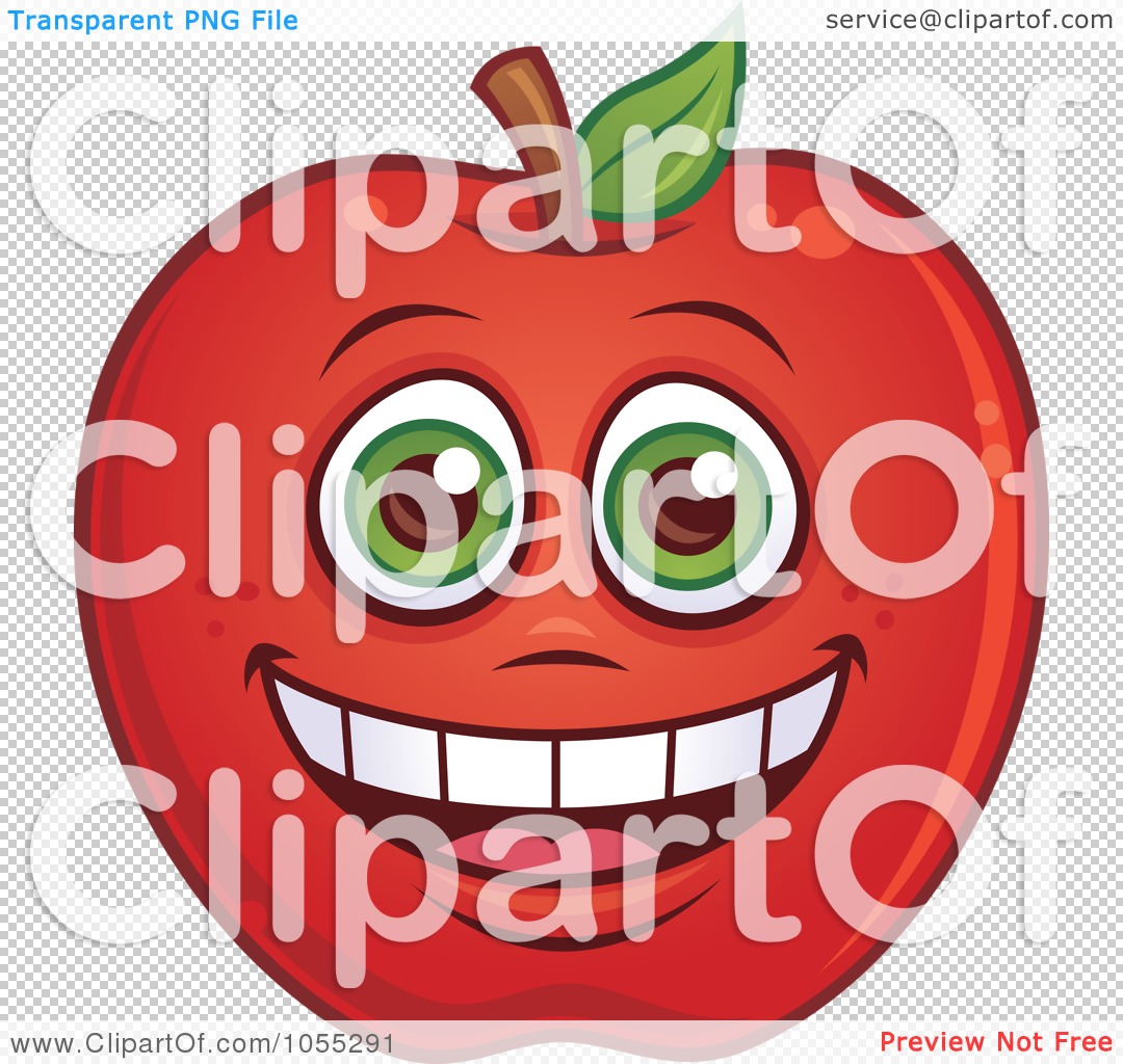 clipart happy apple - photo #44