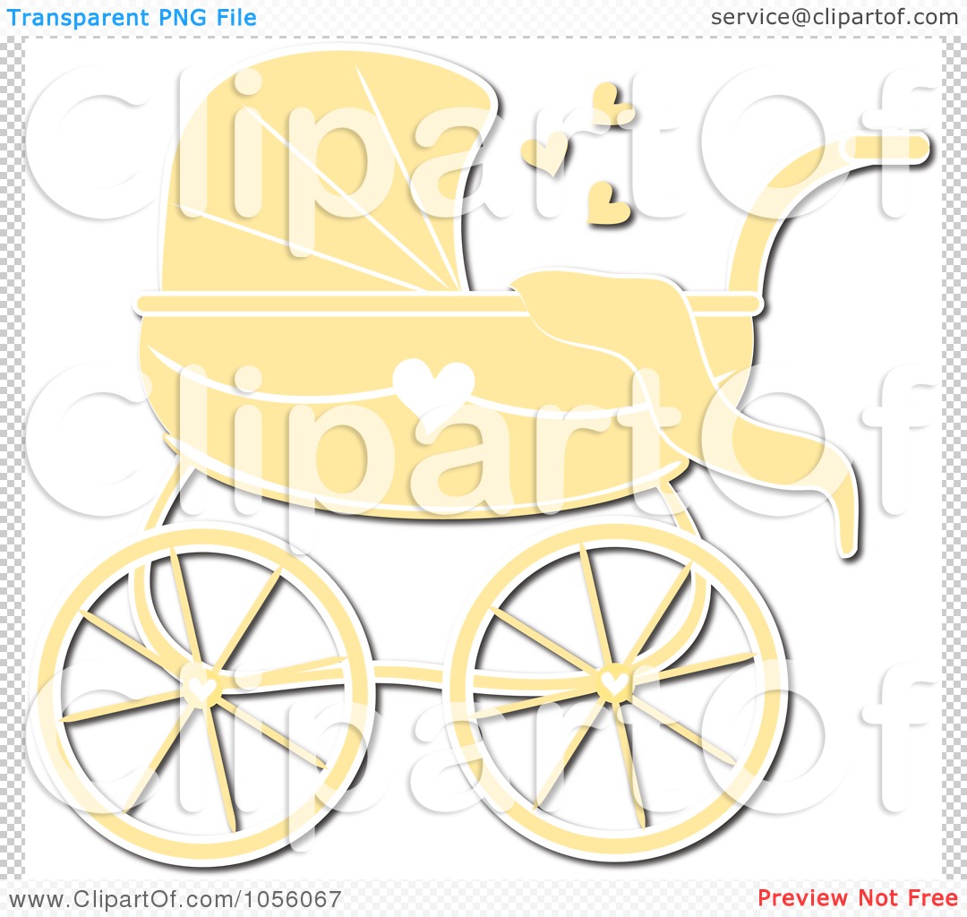 Cartoon Baby Carriage