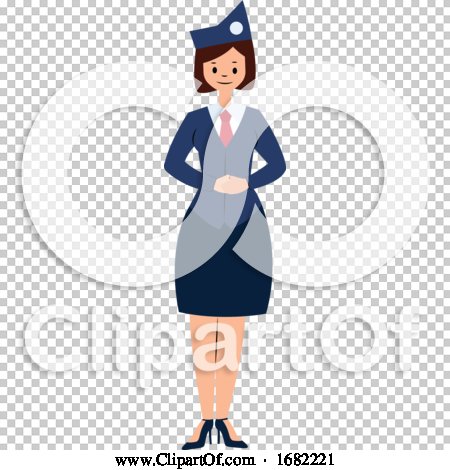 air hostess clipart black and white