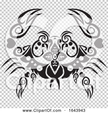 Crab Tattoo Design with Neotraditional Style