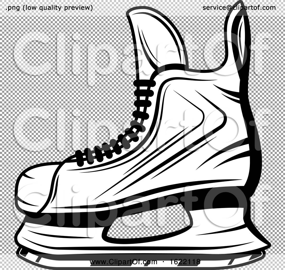 hockey skates clip art