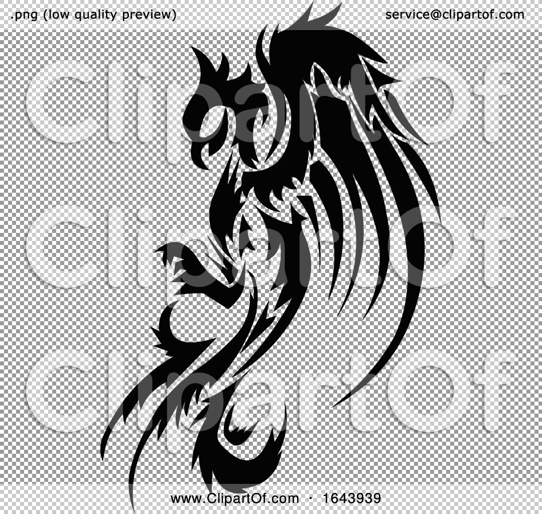 Beautiful And Elegant Phoenix Tattoo idea inspirational Black And White  Phoenix Tribal Tattoo design Stock Vector Image  Art  Alamy