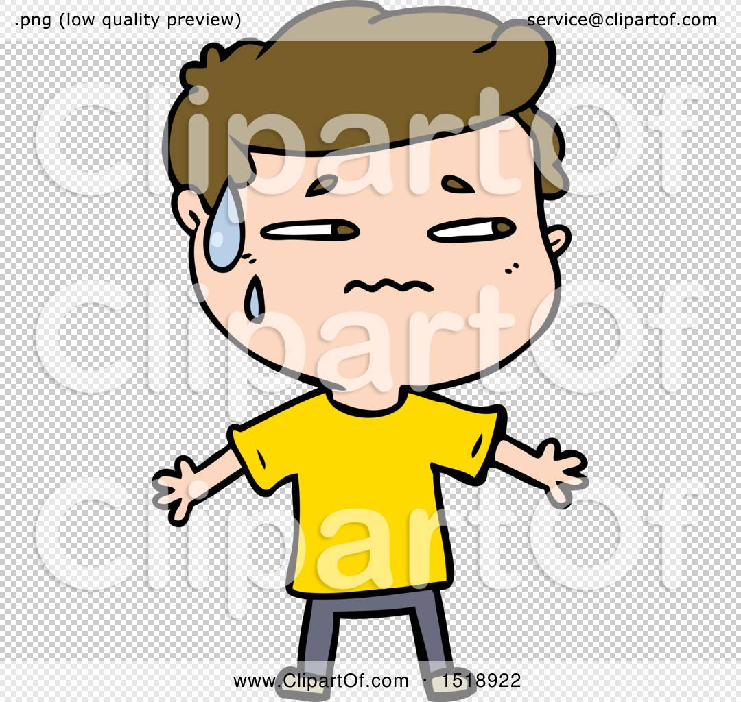 Cartoon Anxious Man by lineartestpilot #1518922