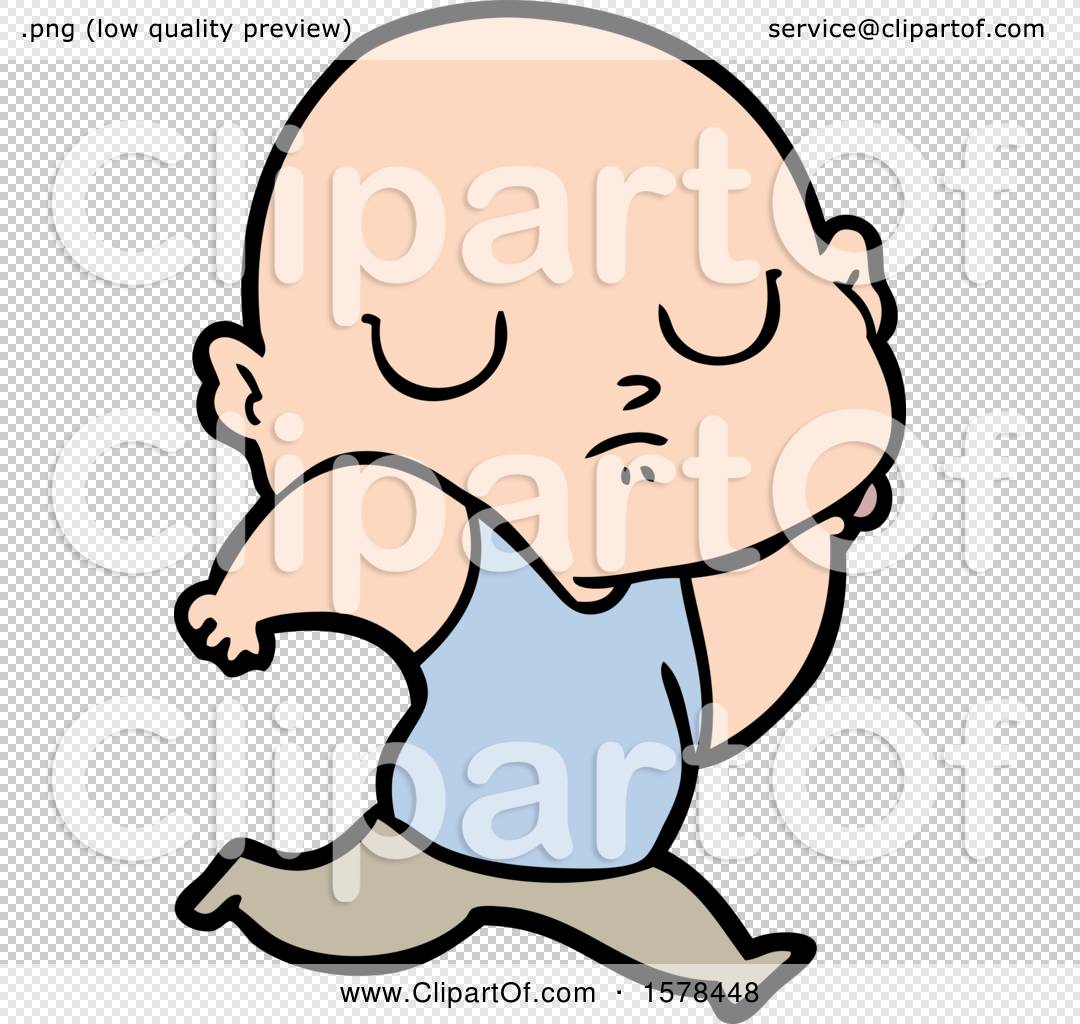 Cartoon Bald Man by lineartestpilot #1578448
