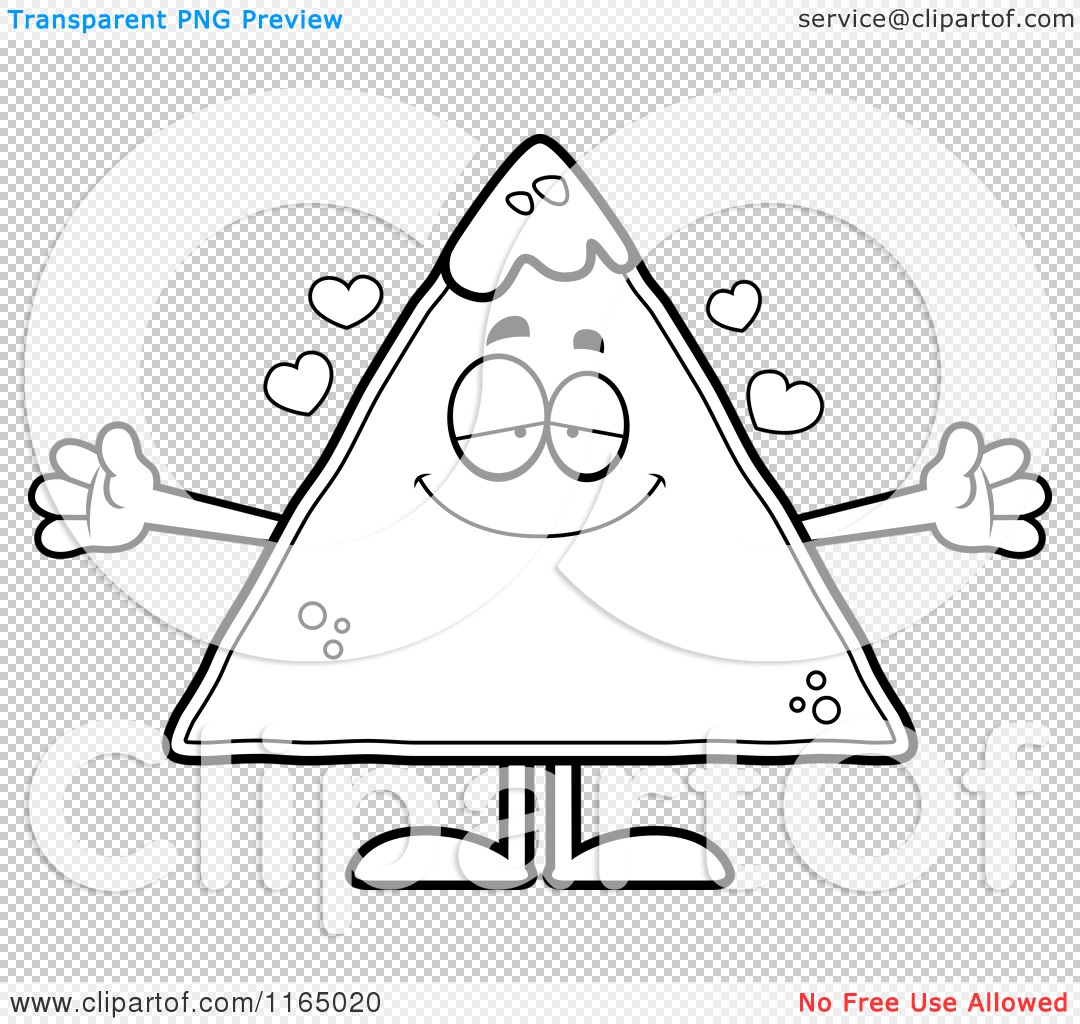 Download Cartoon Clipart Of A Loving TORTILLA Chip with Salsa ...