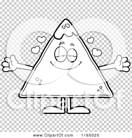 Download Cartoon Clipart Of A Loving TORTILLA Chip with Salsa Mascot - Vector Outlined Coloring Page by ...