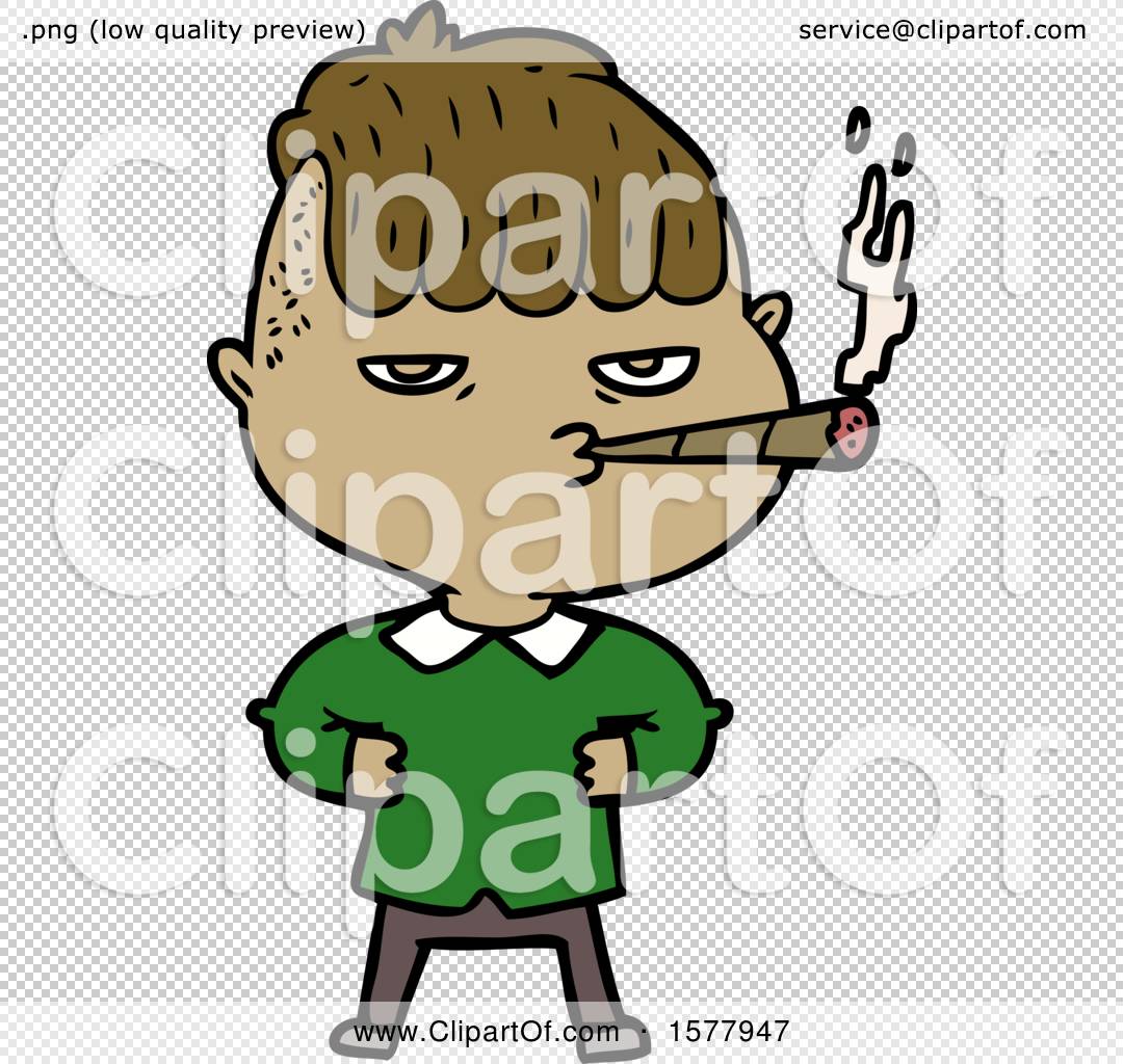 Cartoon Man Smoking by lineartestpilot #1577947