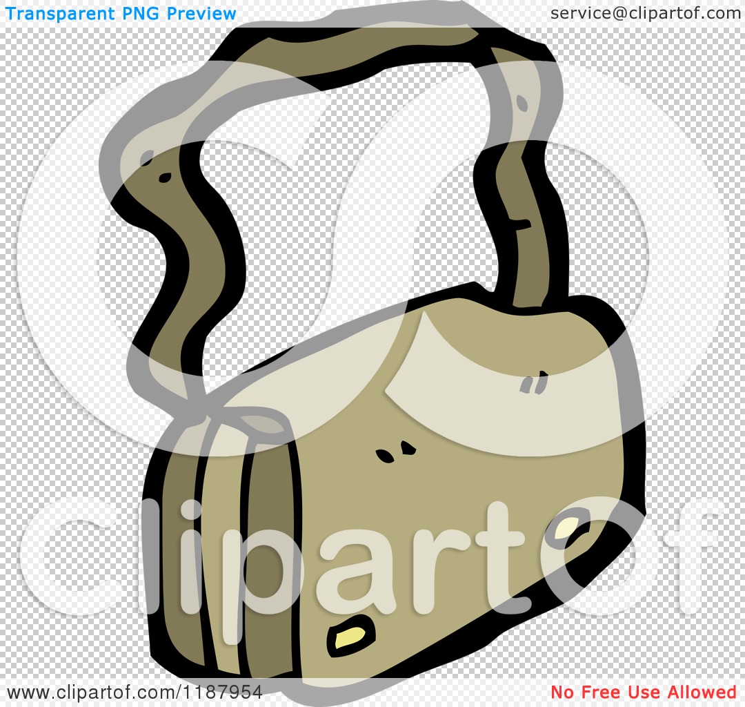 Cartoon of a Bag - Royalty Free Vector Illustration by lineartestpilot