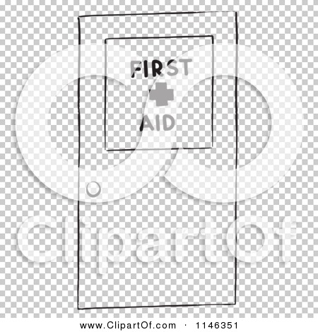 first aid clip art black and white