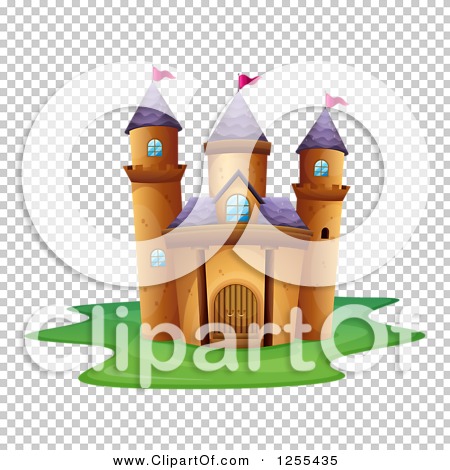 Cartoon of a Castle - Royalty Free Vector Clipart by Graphics RF #1255435