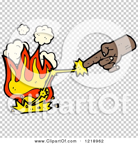 typing fingers one fire cartoon