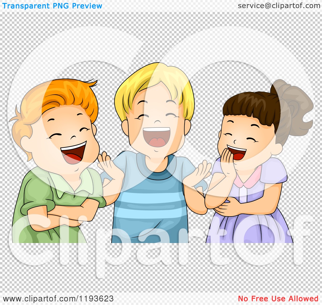 laughing cartoon kids