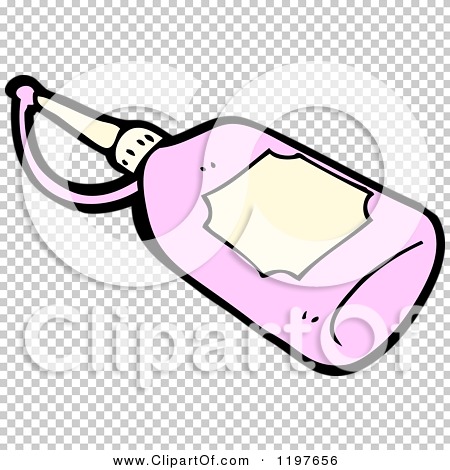 Cartoon of a Glue Bottle - Royalty Free Vector Illustration by