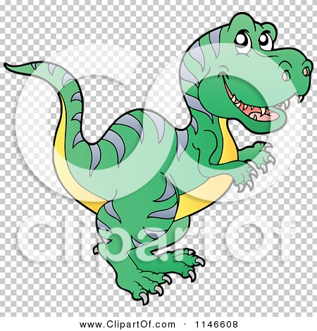 green t rex cartoon