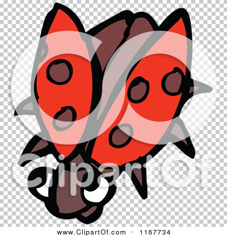 Cartoon of a Ladybug - Royalty Free Vector Illustration by