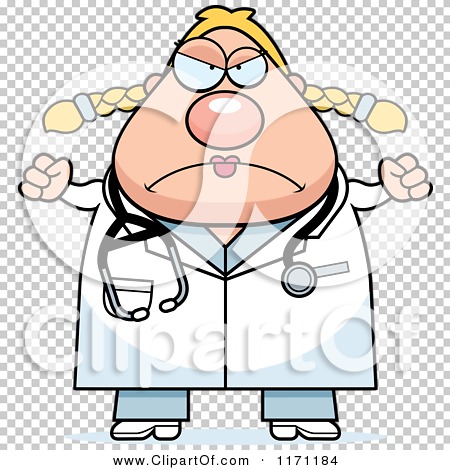 angry doctor clipart