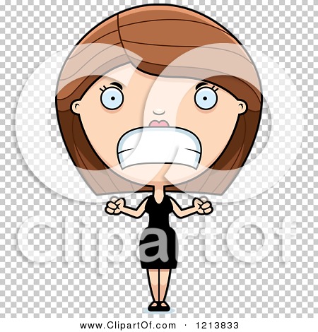 mad woman clipart