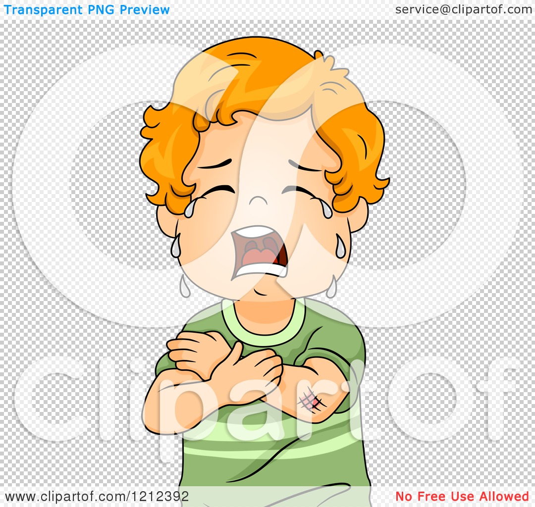 little boy crying cartoon