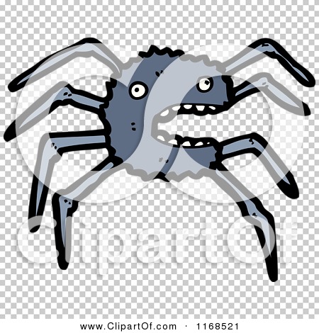 Cartoon of a Spider - Royalty Free Vector Illustration by