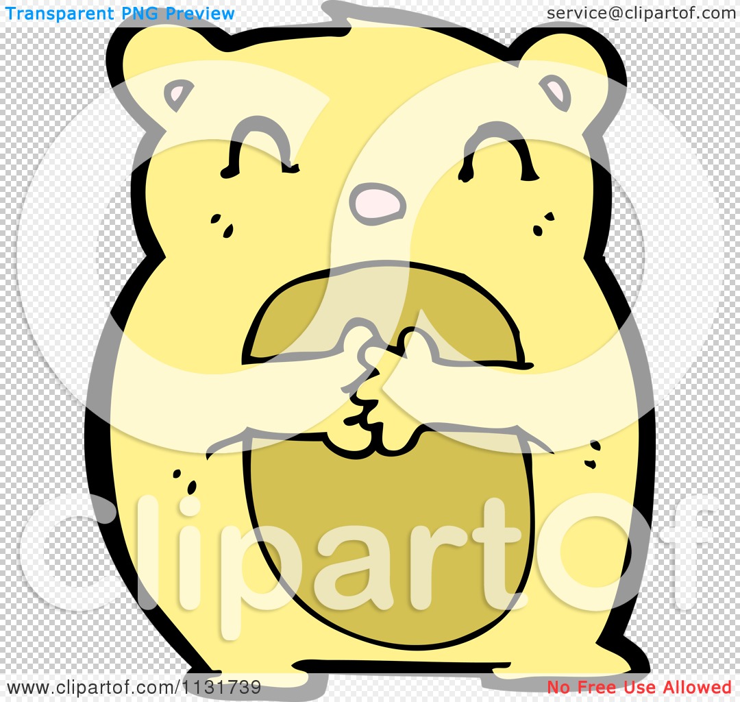 Cartoon Of A Yellow Bear 3 - Royalty Free Vector Clipart by ...