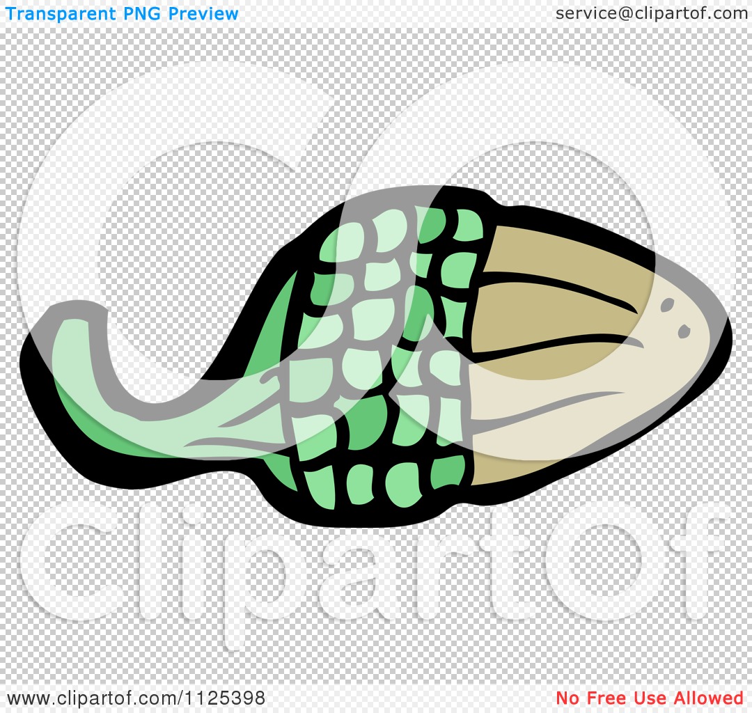 Cartoon Of An Acorn - Royalty Free Vector Clipart by lineartestpilot