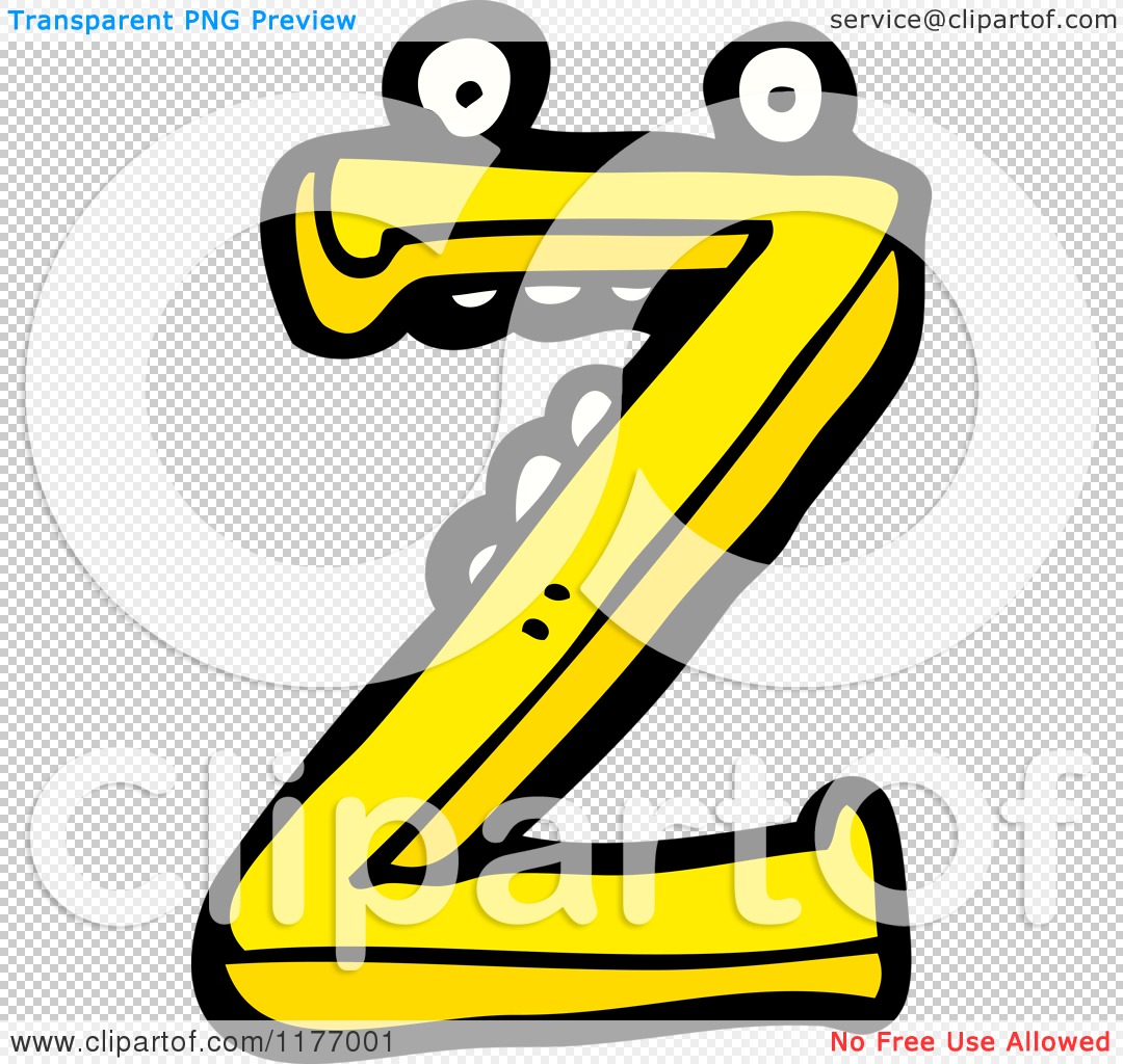 Cartoon of the Letter Z - Royalty Free Vector Illustration by ...