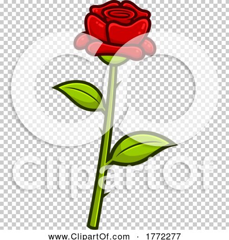 single red rose clip art