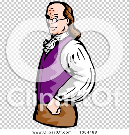 Clipart Benjamin Franklin - Royalty Free Vector Illustration by