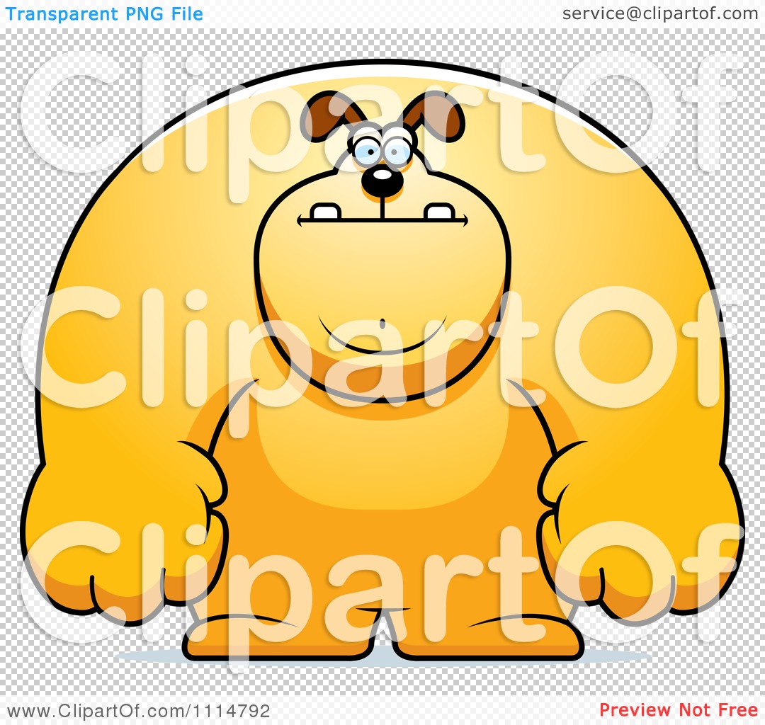 Clipart Buff Dog Royalty Free Vector Illustration By Cory Thoman