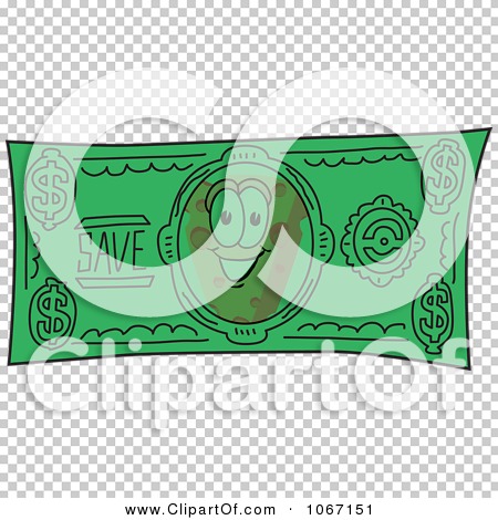 Clipart Cheese Mascot Dollar Bill - Royalty Free Vector Illustration by ...