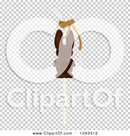 Download Clipart Chocolate Easter Bunny Lolipop 2 - Royalty Free ...