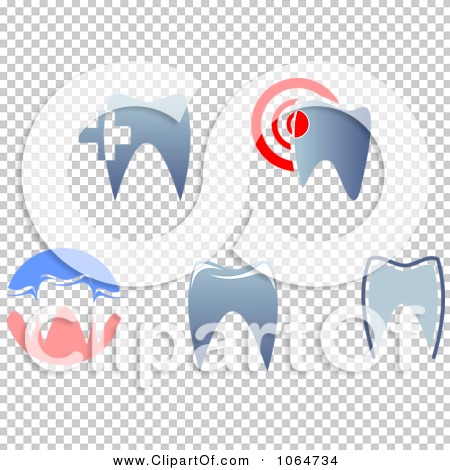 Clipart Dental Logos - Royalty Free Vector Illustration by Vector