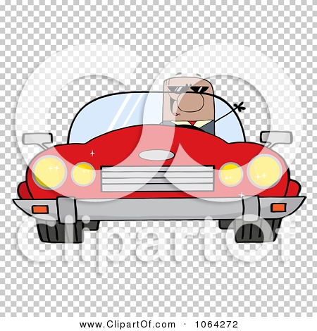 Clipart Driving Black Businessman - Royalty Free Vector Illustration by ...