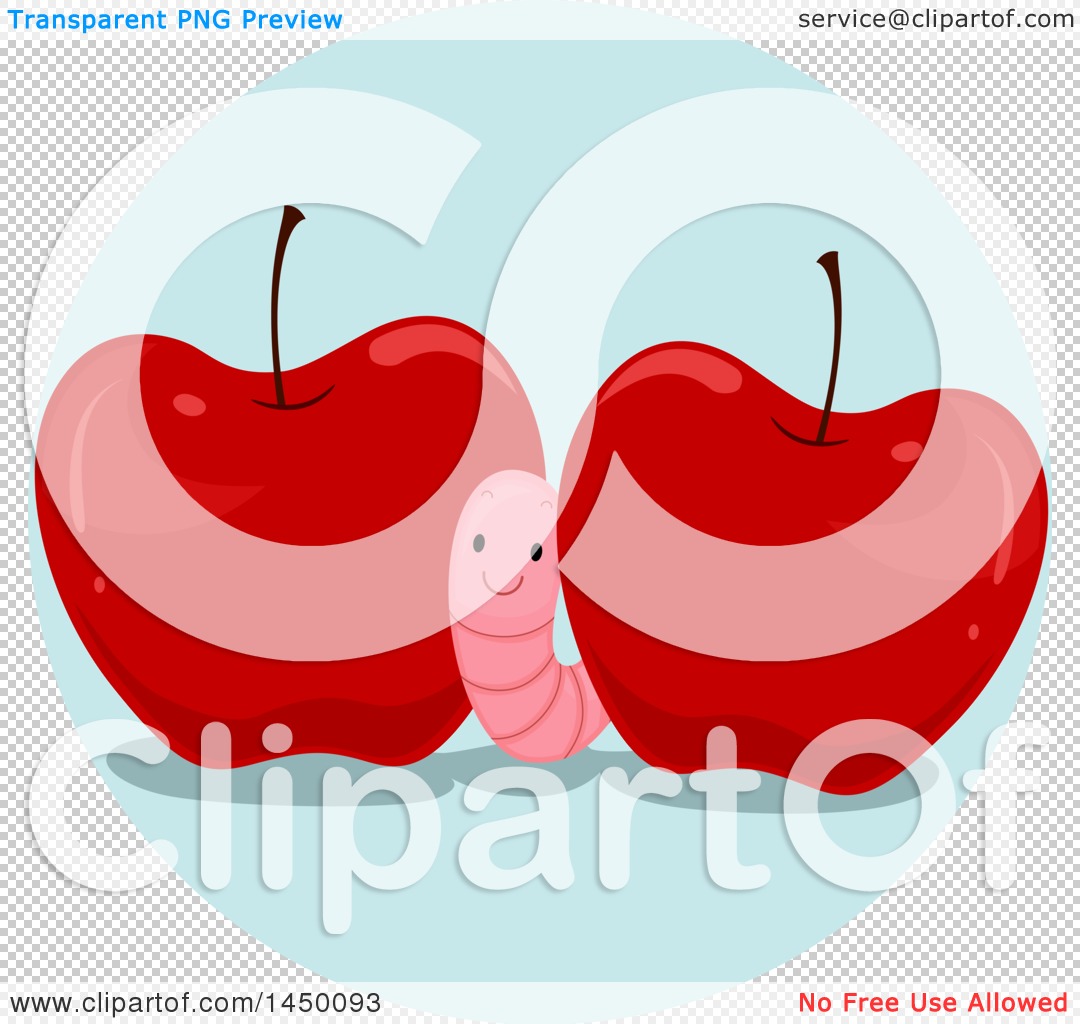 apple worm clip art
