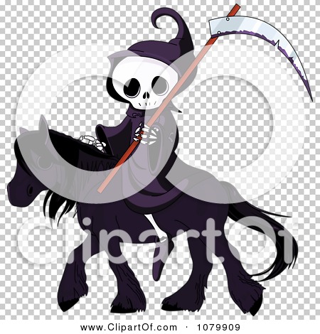 grim reaper scythe free clipart