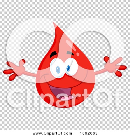Clipart Happy Blood Guy - Royalty Free Vector Illustration by Hit Toon ...