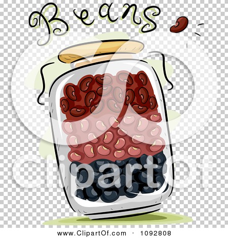 free jar of beans clip art