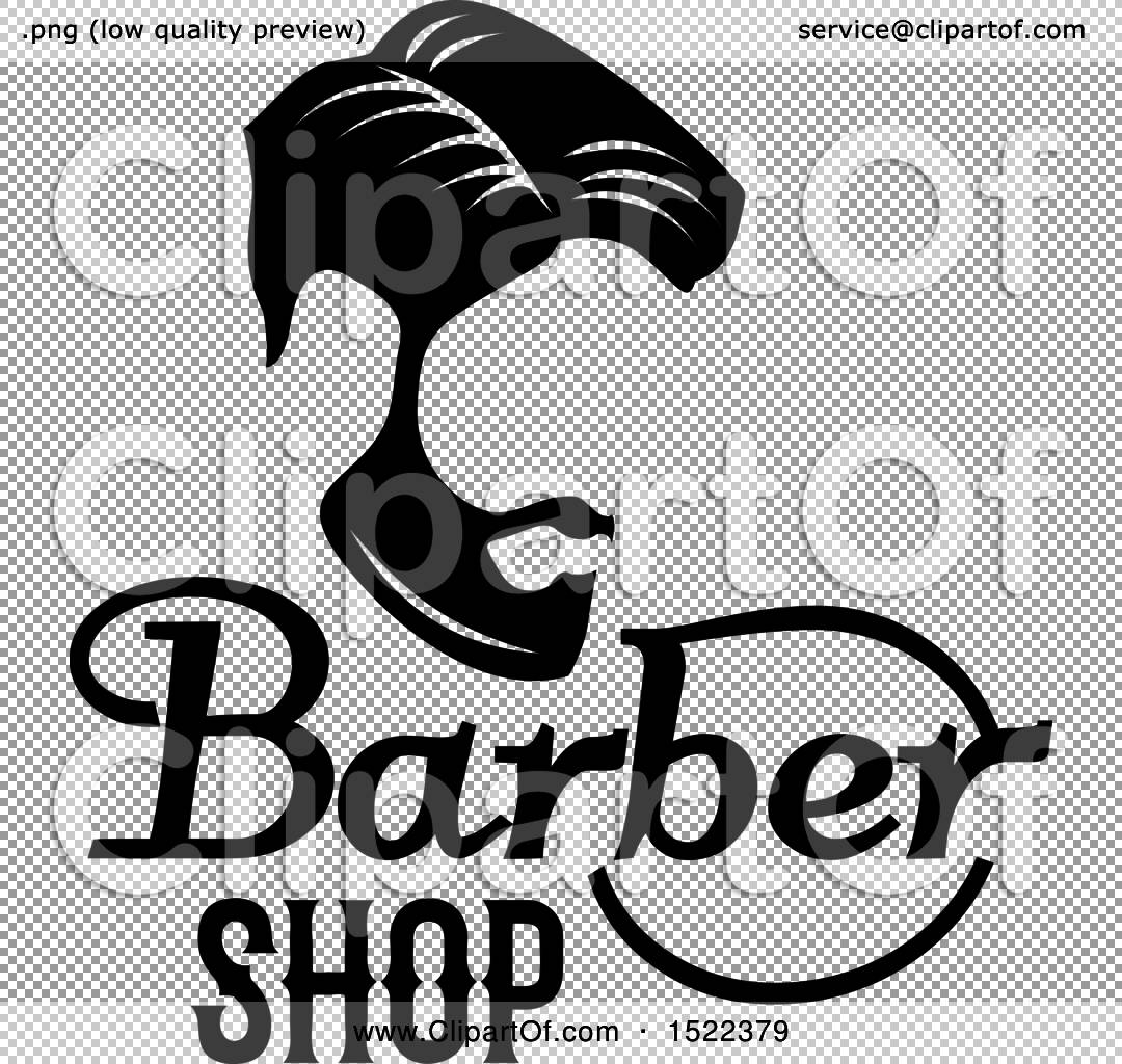 black barber shop clipart
