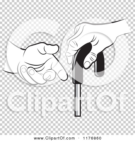 Lineart Clipart of a Cartoon Black and White Happy Man, Willy