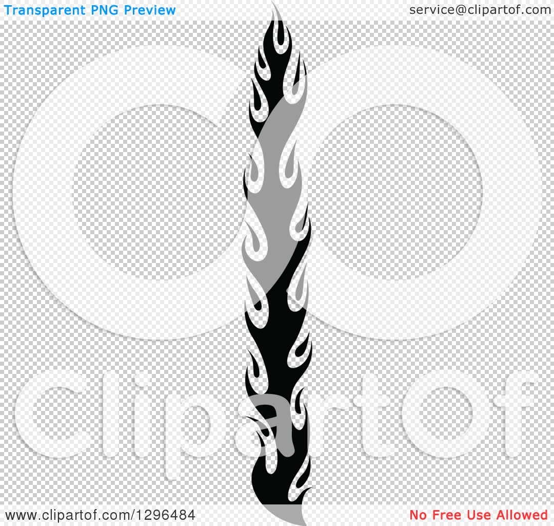 Fire flame tattoo as graphic design element Vector Image