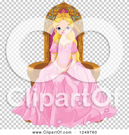 clip art pink princess